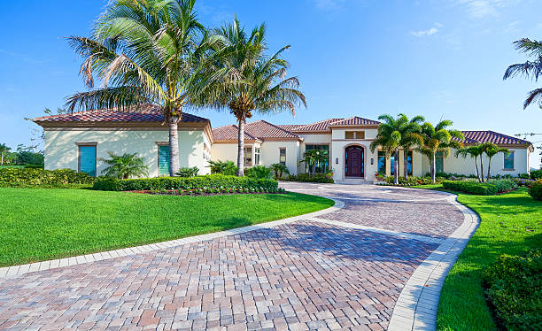 Permeable Paver Driveway in Tainter Lake, WI